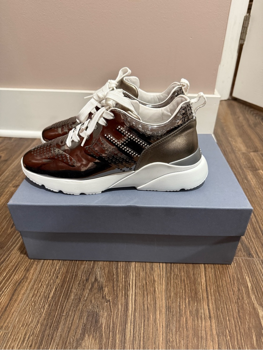 Hogan Silver Sneakers